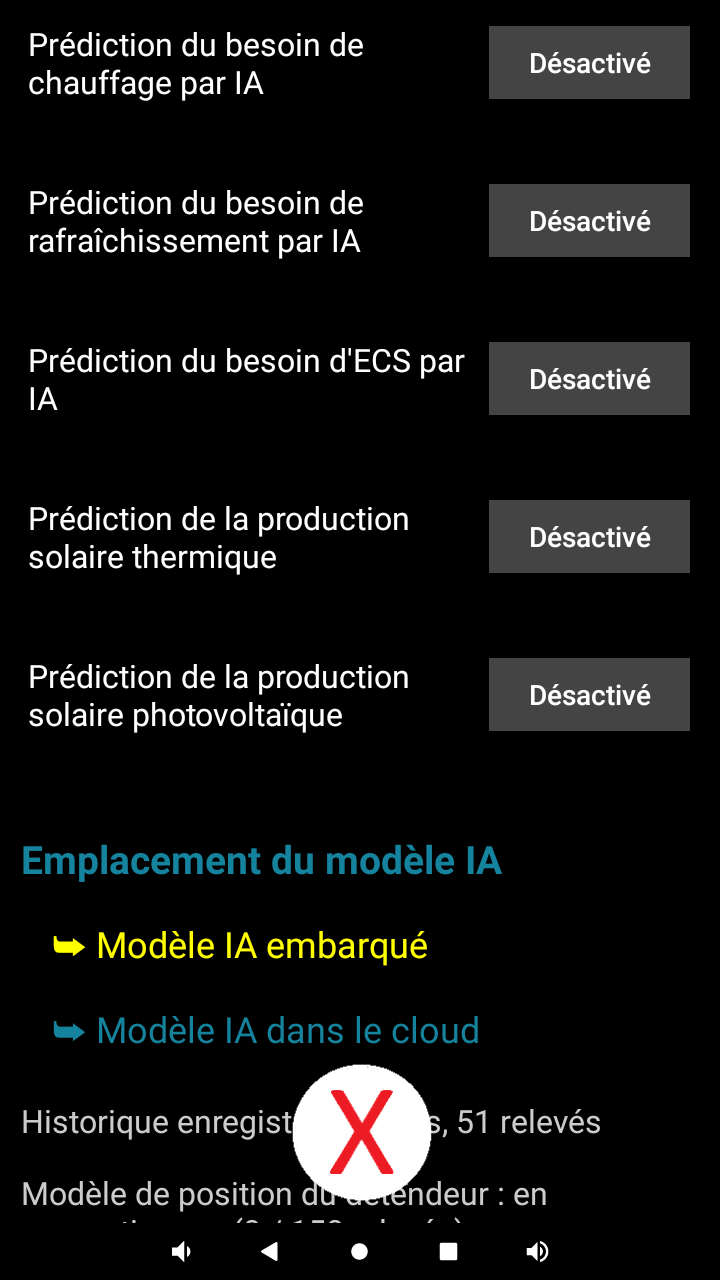 Fonctions IA et emplacement du modèle